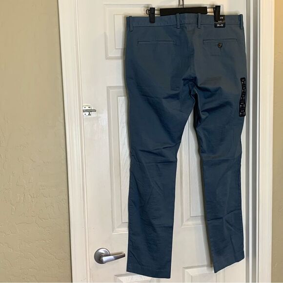 J Crew Factory Chinos Cornflower Blue Slim Size 36x32 - Picture 4 of 11